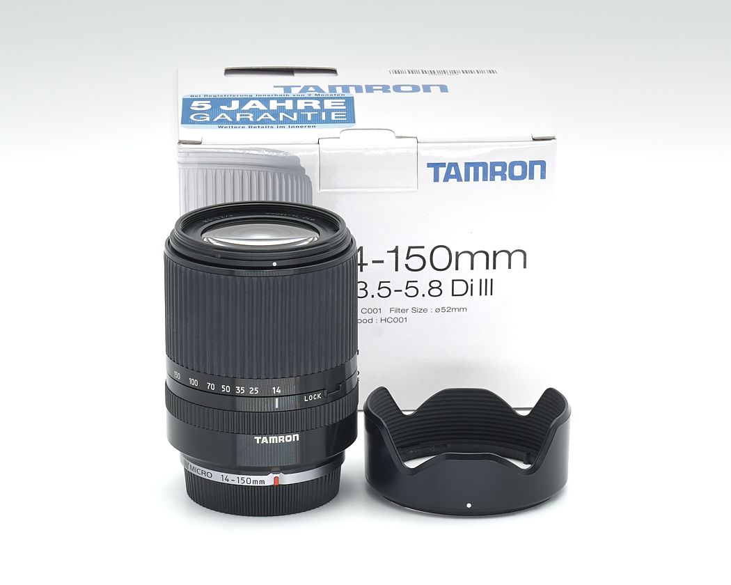 Objektiv Tele, Kameraobjektiv, Tamron, 14-150mm, USM oder Micro-Fokaleinstellung