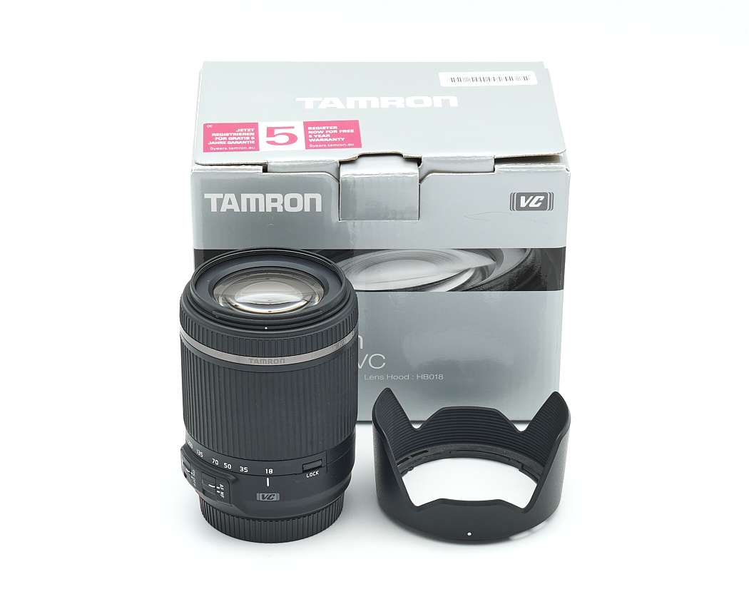 objektiv, Tamron-Linse, VC-Linse, schwarze Linse, Kit-Box