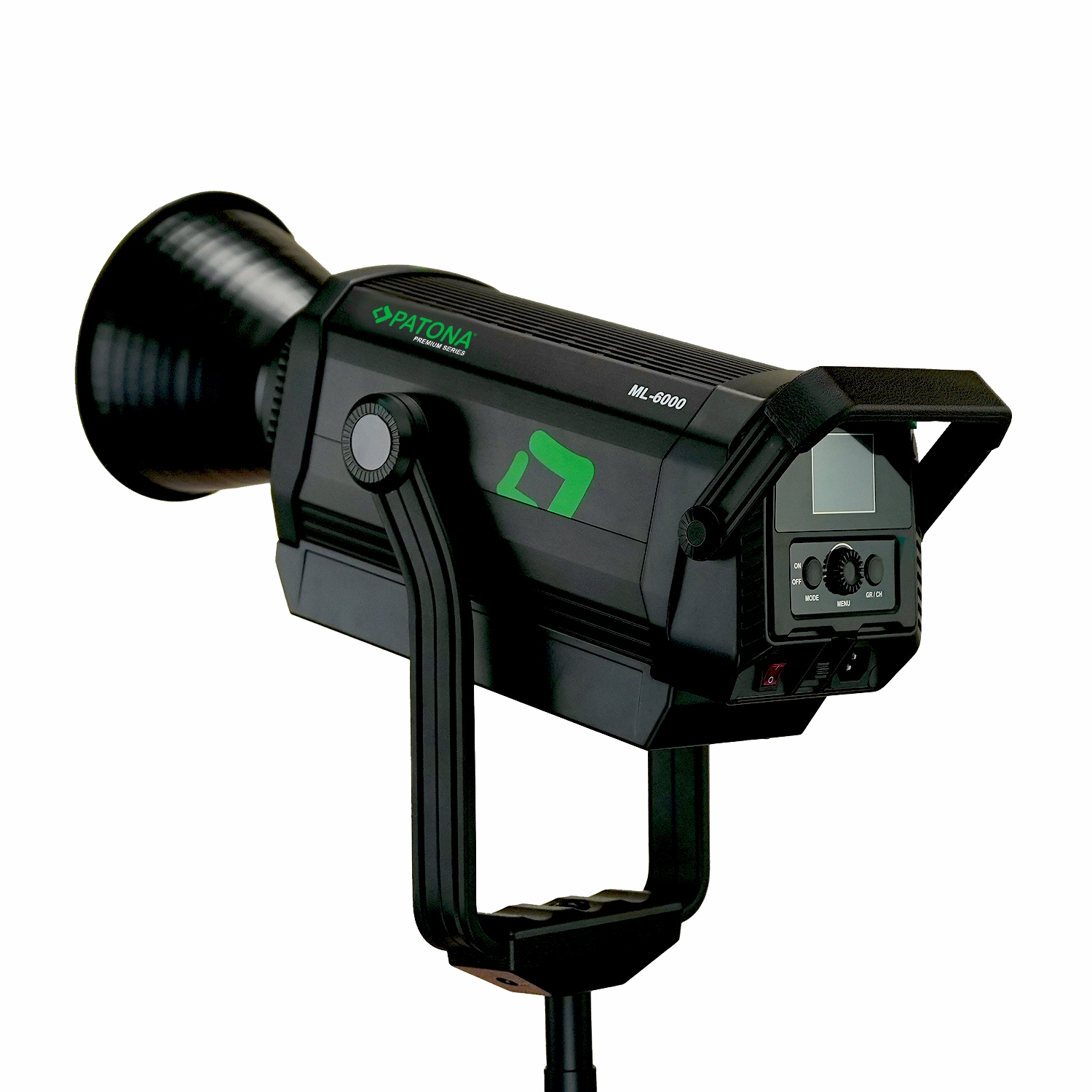 PATONA Premium LED professionelles Fotolicht Videolicht LED 600W COB ML-6000 inkl. Tragetasche