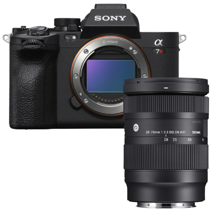 Sony Alpha 7R V + Sigma C 28-70mm 2.8 DG DN inkl. gratis Sony NP-FZ100 Akku