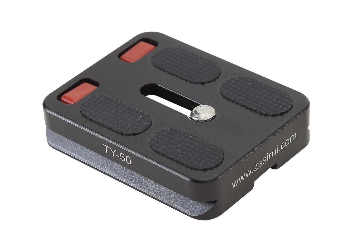 Sirui TY-50 Schnellwechselplatte 50x39mm für Arca Swiss mit Stopper Aluminium