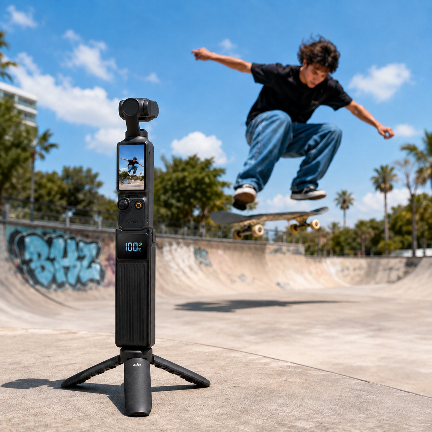 Gimbal, Stabilisator, Kamera,  skateboard, Actionaufnahme