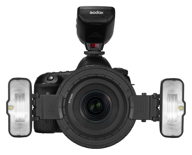 Godox MF12-K2 Macro Blitzgerät 2er Kit + Zubehör