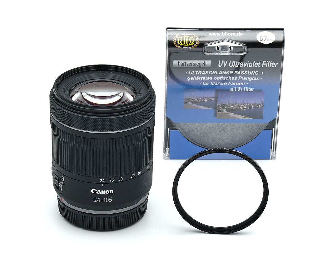 Objektiv, 24-105mm, Canon, UV-Filter, Kit-Objektiv