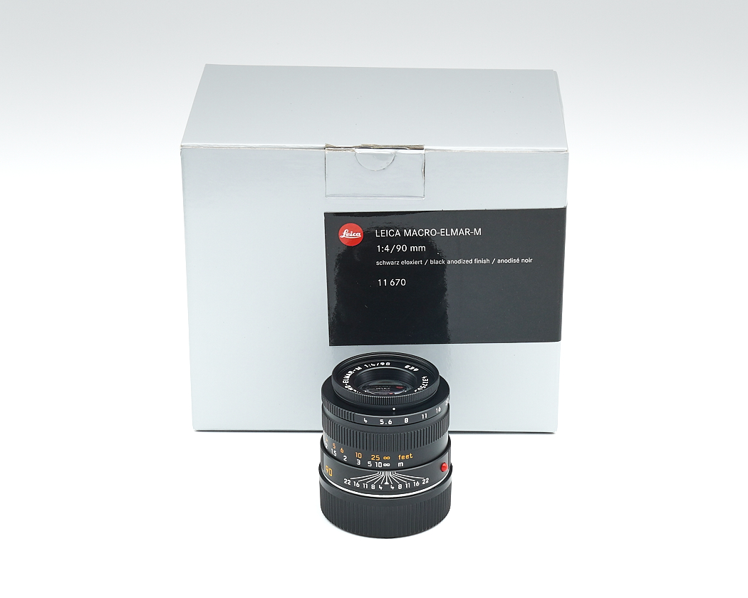 Objektiv, Leica-Objektiv, Manueller Fokus, schwarz, Box enthalten