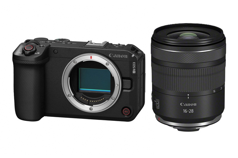 Spiegellose Kamera, Canon, wechselbares Objektiv, 16-28mm, Objektiv-Set