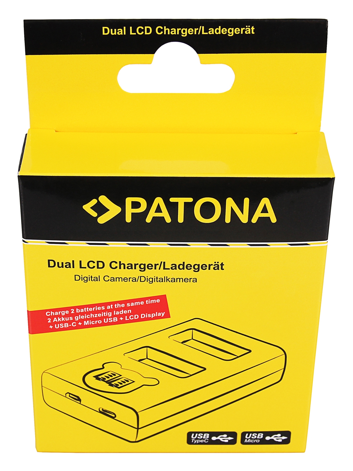 PATONA Dual LCD USB Ladegerät für GoPro Hero 13