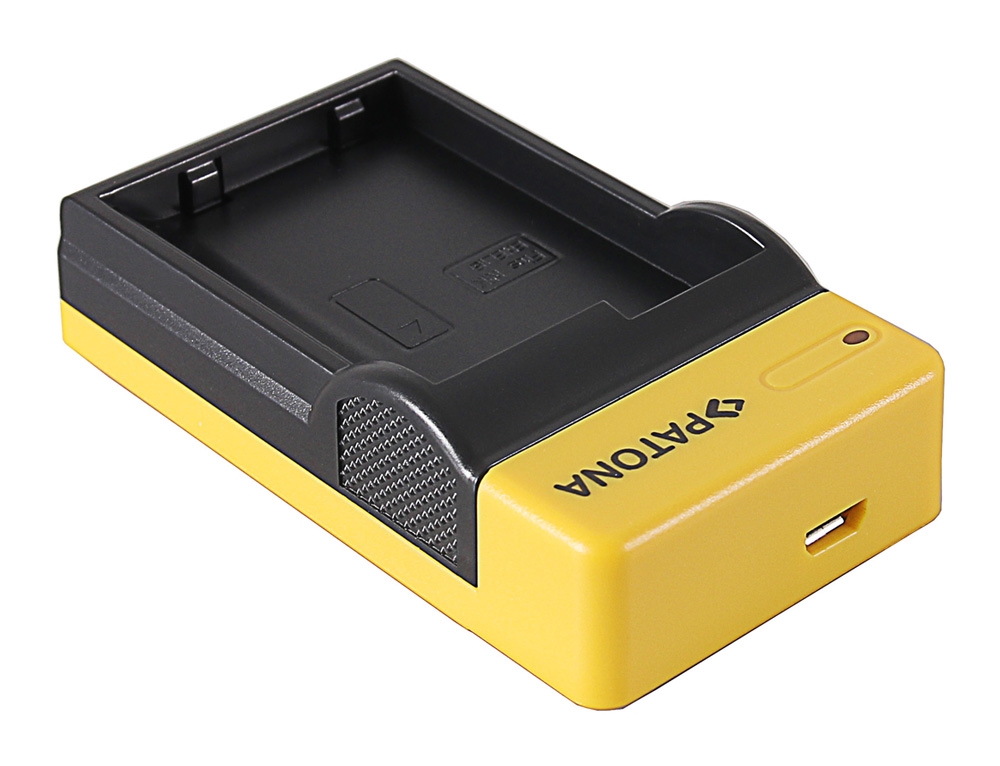 PATONA Slim Micro-USB Ladegerät wie Nikon EN-EL15