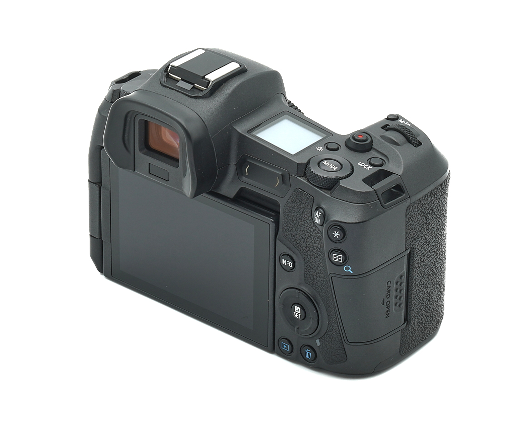 digitale Kamera, DSLR, Rückseite, LCD-Bildschirm, Speicherkartenfach