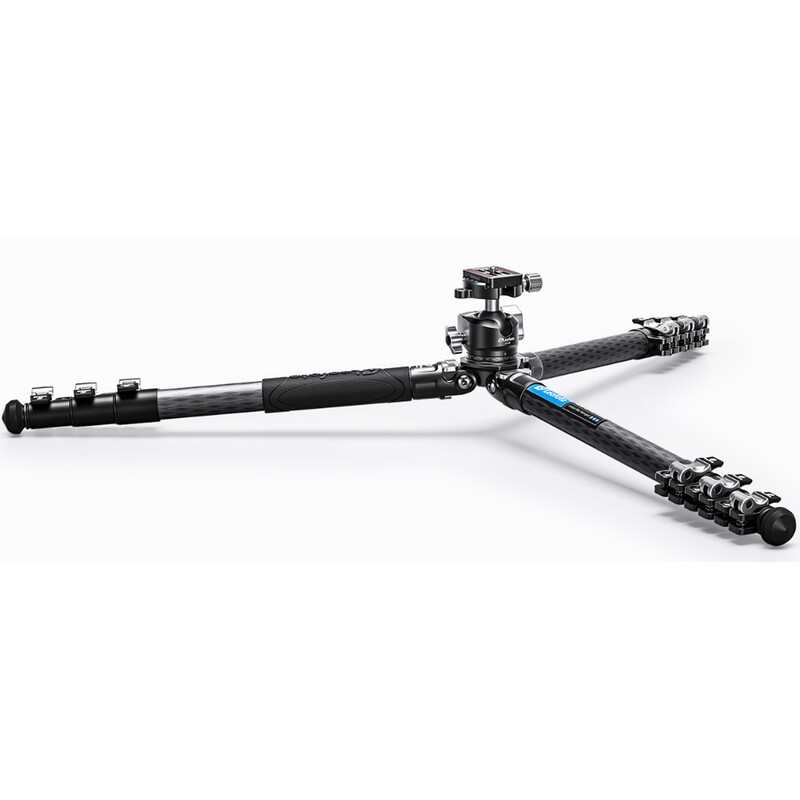 Leofoto Carbon-Dreibeinstativ LSR-324C Rapid Ranger mit Beinklemmen + Ballhead LH-40