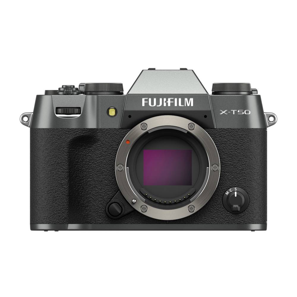 Spiegellose Kamera, Fujifilm X-T50, wechselobjektiv, Metallgehäuse, schwarz