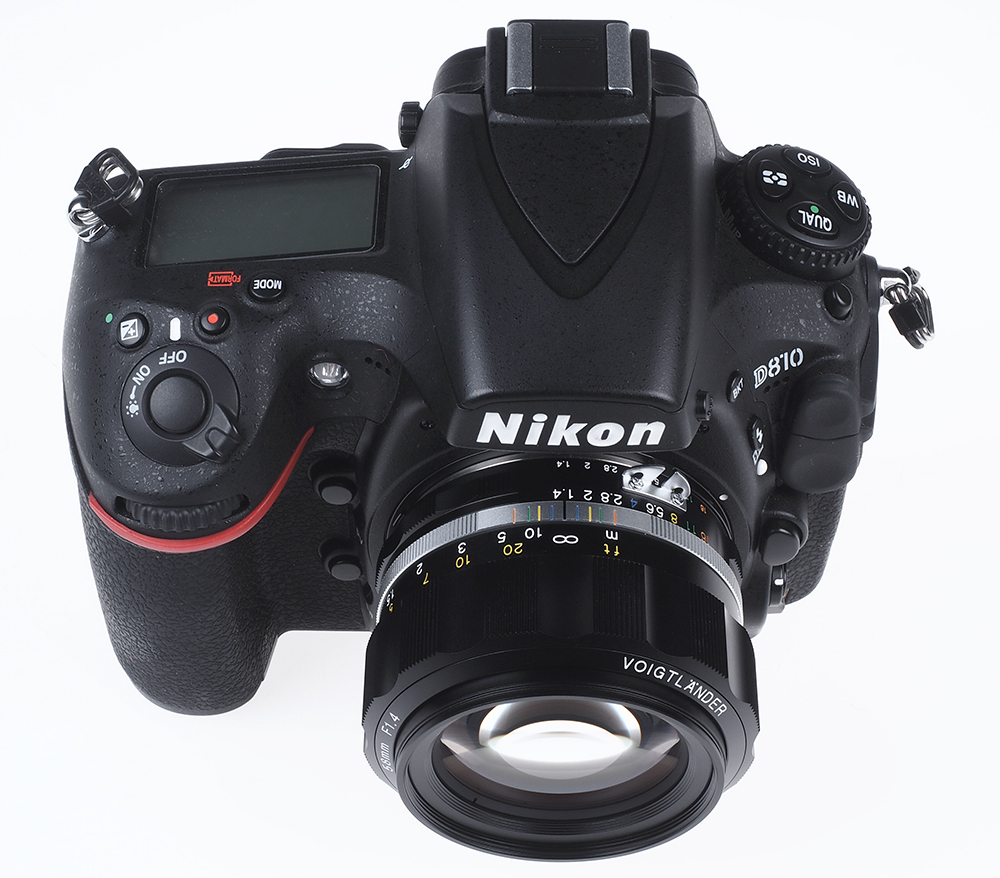 Voigtländer Nokton 58mm 1.4 SLII-S schwarz für Nikon AI-S