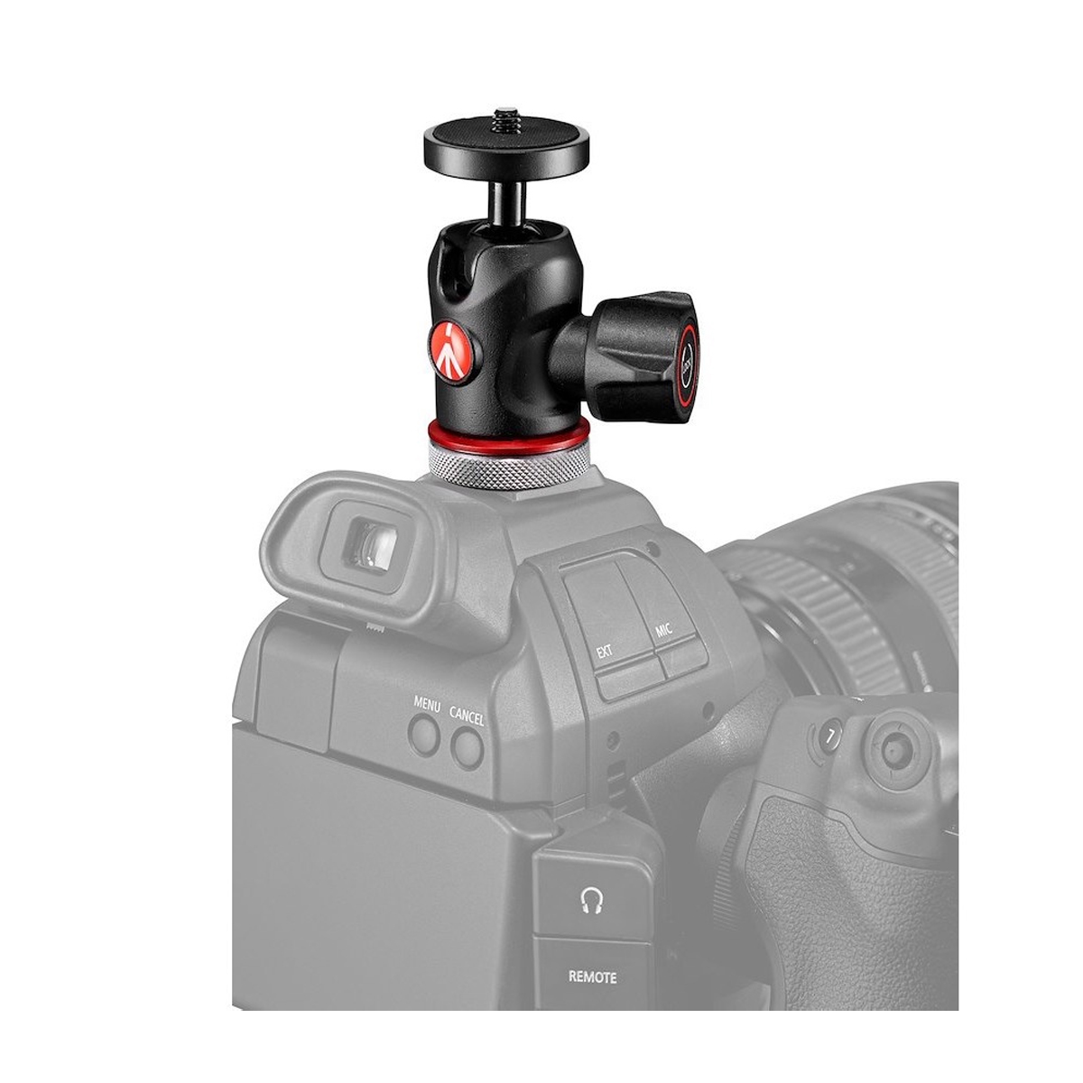 Manfrotto 492 Kugelkopf mit Blitzschuh für Kameras