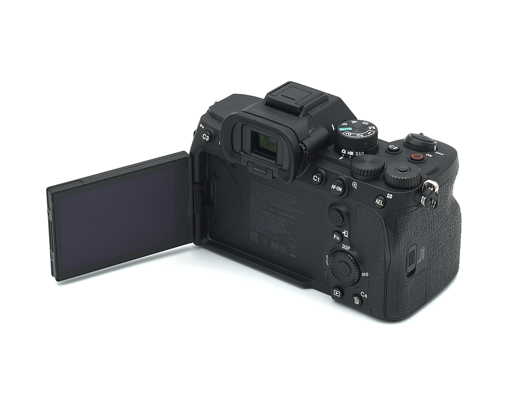 Digitale Kamera, Spiegellose Kamera, klappbares LCD, schwarz, Kameragehäuse