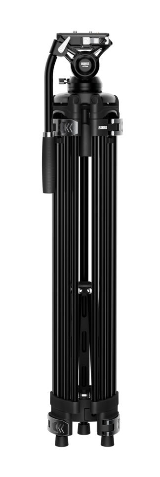 Sirui EL-VT01 Aluminium Quick Release Video Stativ mit Fluid Videoneiger