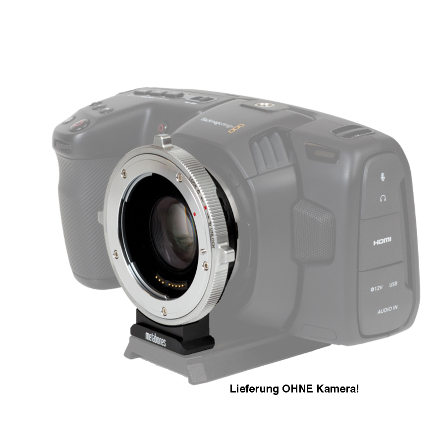 Metabones Canon EF an BMPCC4K XL T Cine Speed Booster 0.64x Adapter