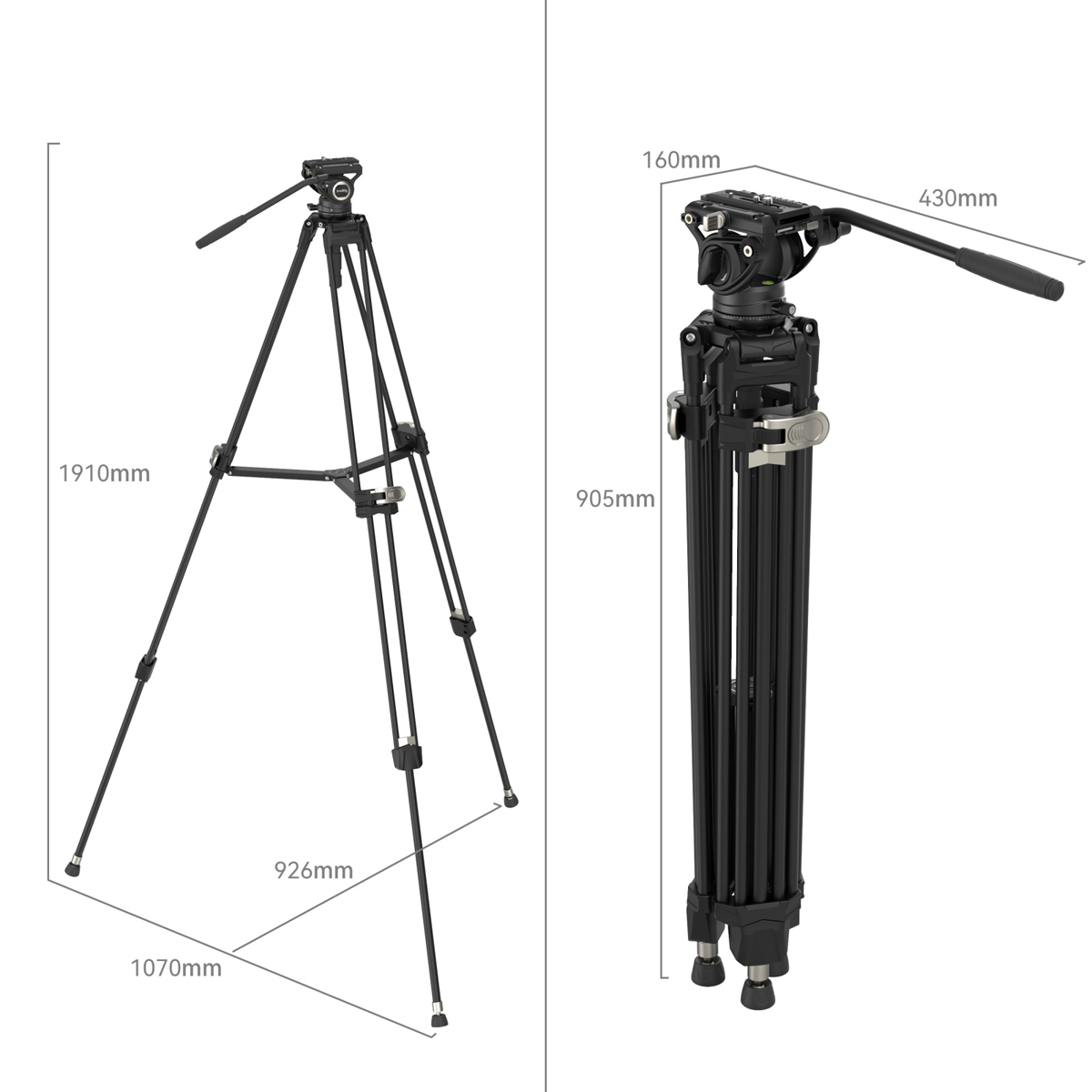 SmallRig 4163 FreeBlazer Heavy Duty Stativ Kit