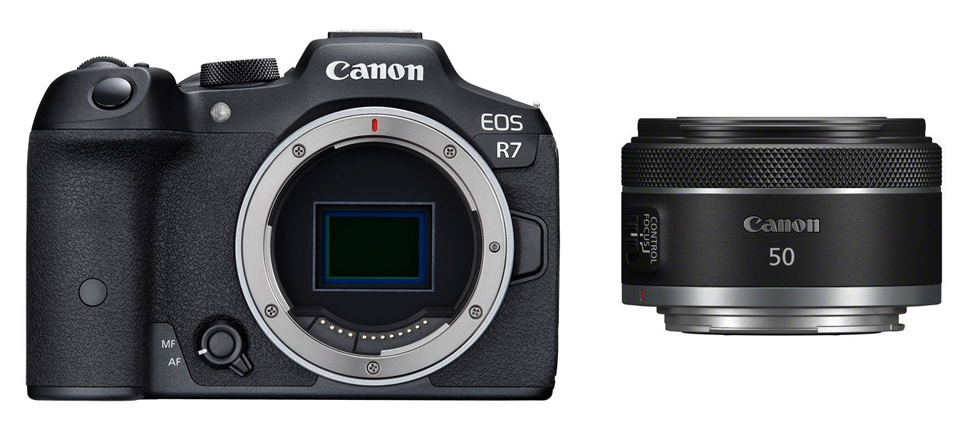Canon EOS R7 + RF 50mm 1.8 STM