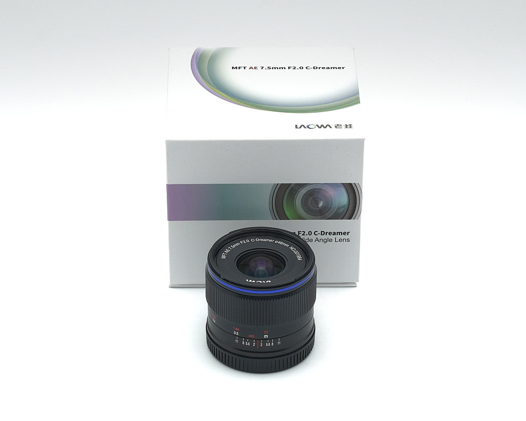 objektiv, kamera, 7,5mm, F2,0, C-Dreamer