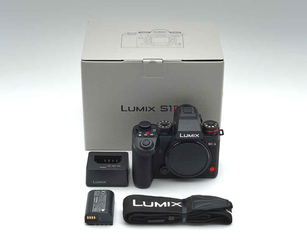 kamera, spiegellose kamera, Lumix, schwarz, kit