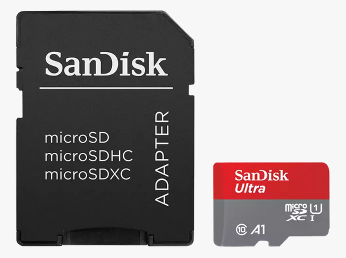 SanDisk 512GB microSDXC-Karte+SD Adapter 150MB/s A1 Class 10 UHS-I, Speicherkarte