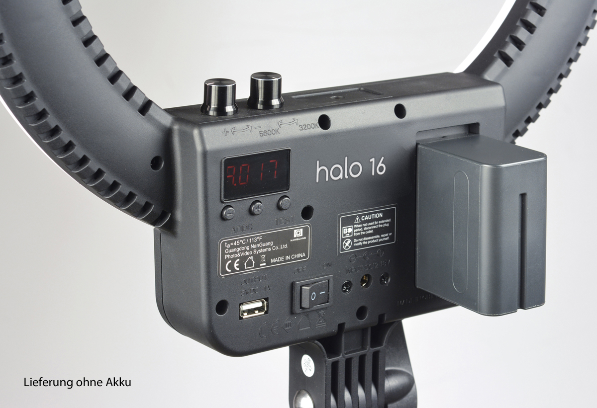 Nanlite halo 16 LED-Porträt-Ringleuchte