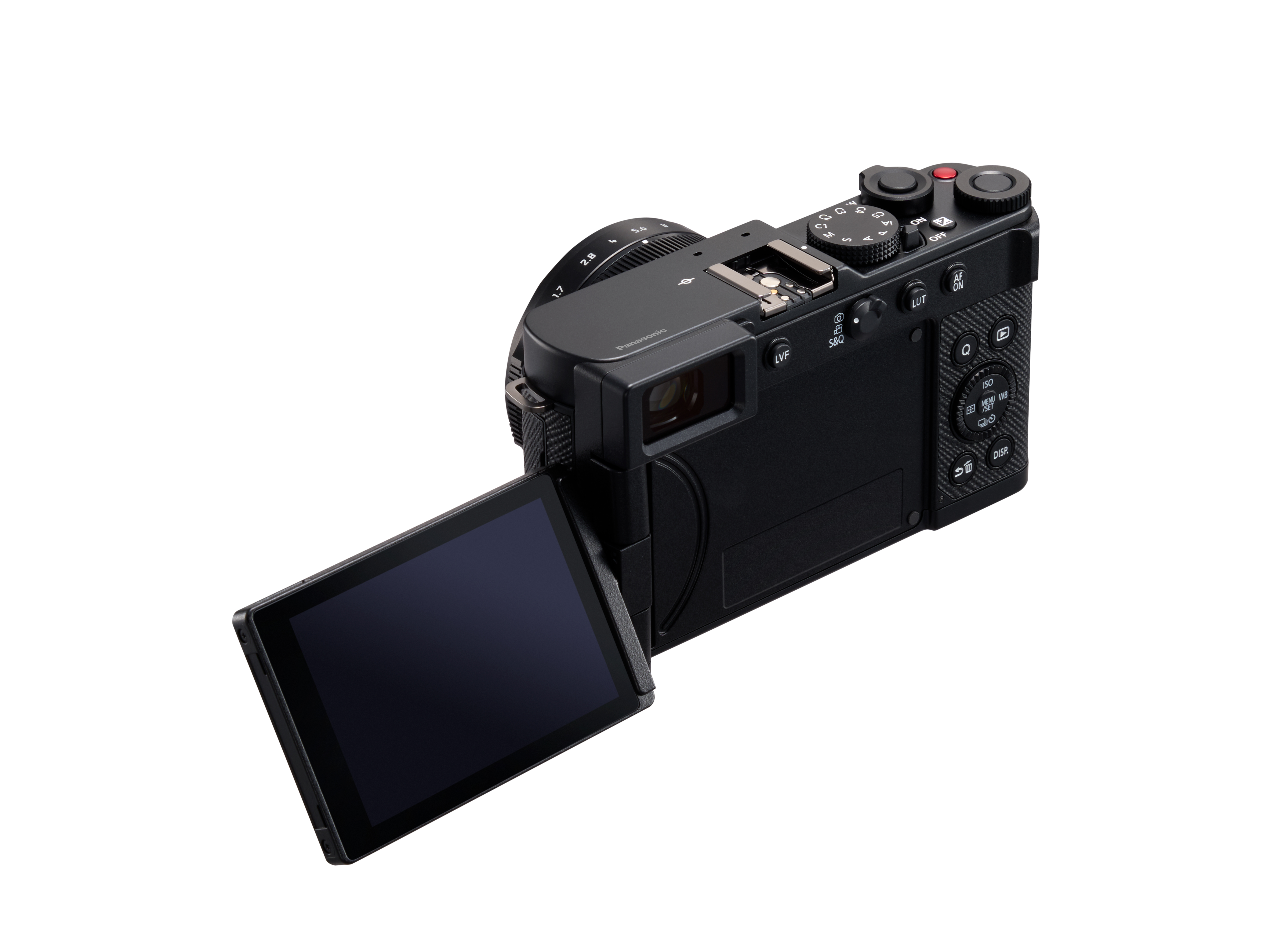 Digitalkamera,  spiegellose Kamera,  LCD-Bildschirm,  schwarz,  Objektiv