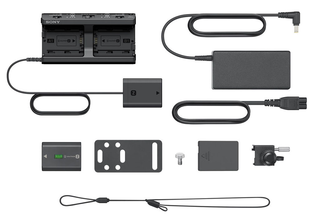 Sony NPA-MQZ1K Mehrfachbatterie-Adapterset inkl. 2x NP-FZ100 Akkus