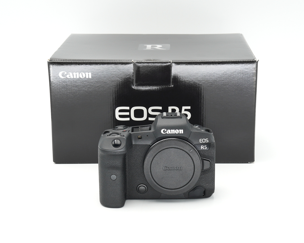 Kamera, SLR, Canon, EOS R5?, Gehäuse nur
