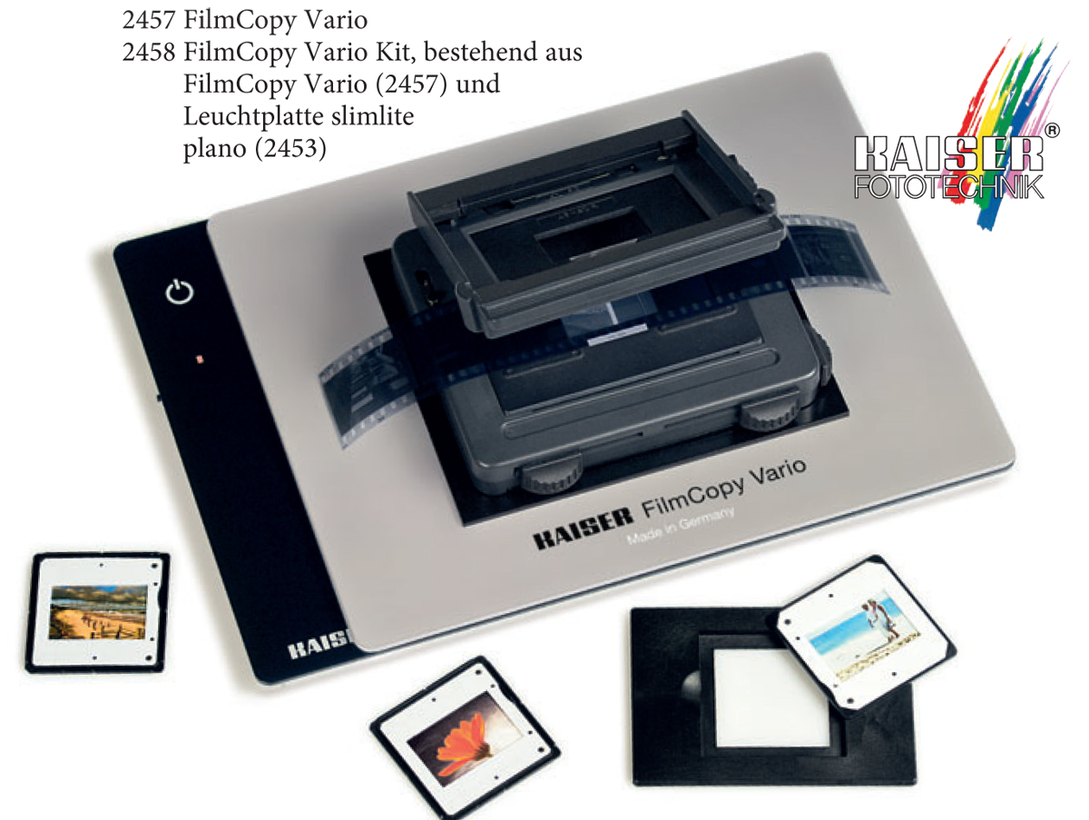 Kaiser FilmCopy Vario Kit inkl. Slimlite Plano Leuchtpult