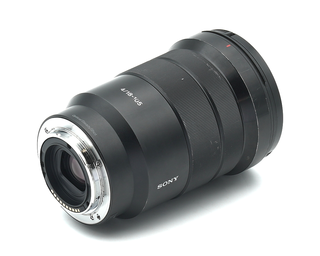 objektiv, Sony, Zoomobjektiv, Montierung, schwarz
