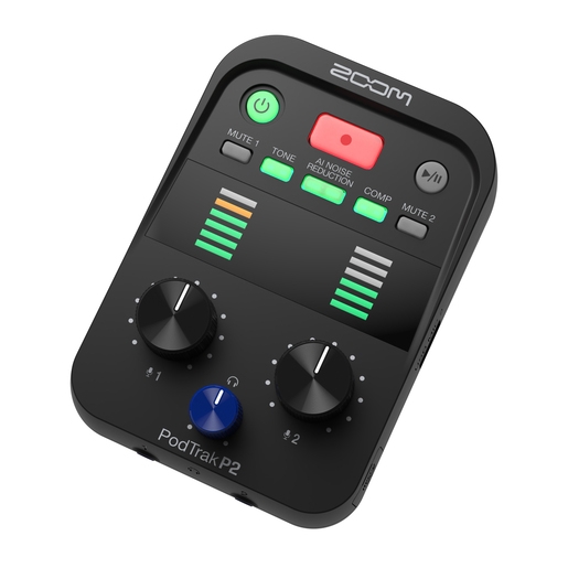 Zoom PodTrak P2 Podcaster Recorder