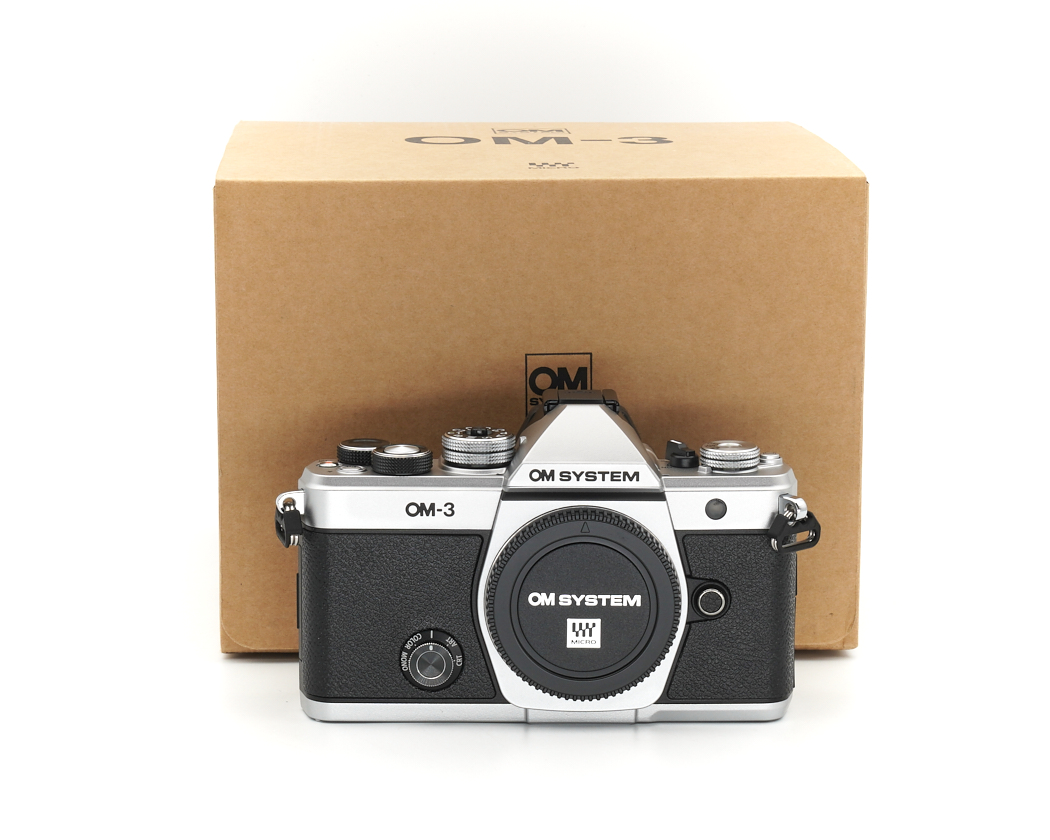 kamera, Spiegelreflex?, 35mm?, OM SYSTEM, schwarz silber
