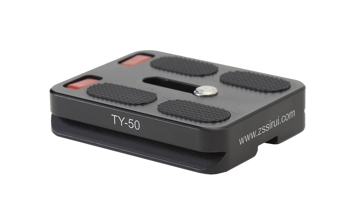 Sirui TY-50 Schnellwechselplatte 50x39mm für Arca Swiss mit Stopper Aluminium