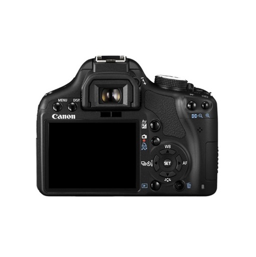 digitale Kamera, Rückseite der Kamera, LCD-Bildschirm, Sucher, Canon-Gehäuse