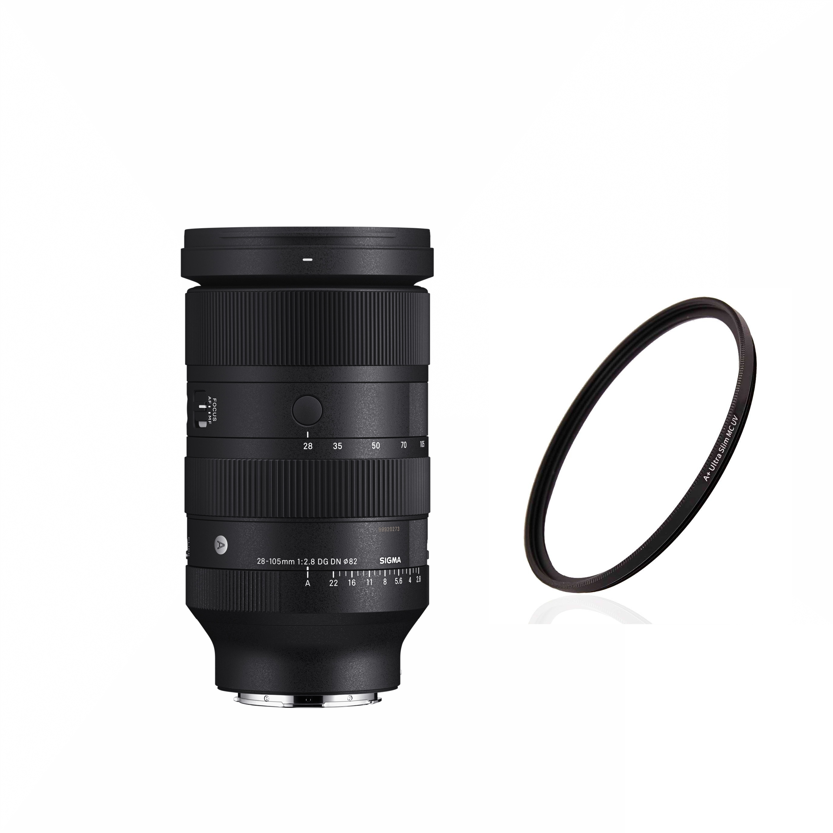 Sigma Art 28-105mm 2.8 DG DN für Sony E-Mount + V.M.C. 82mm Slim UV-Filter