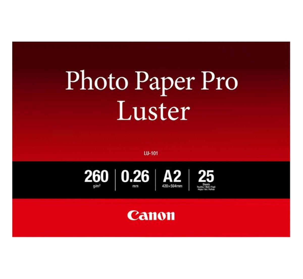 Fotopapier, Luster, A2, 260 g/m², 420x594 mm