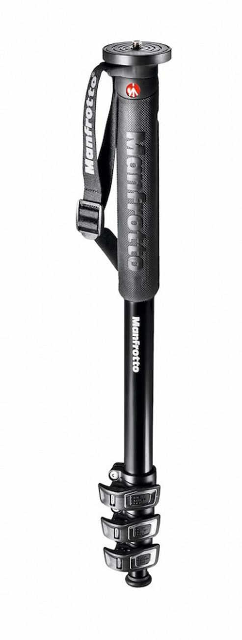 Manfrotto XPROA4 Alu Foto Einbeinstativ mit 4 Segm