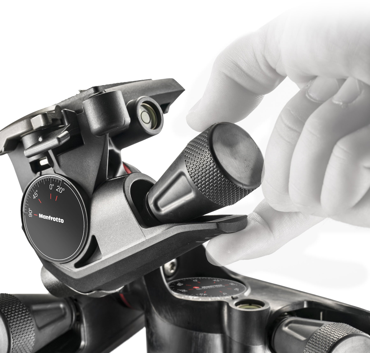 Manfrotto X-PRO Getriebeneiger mit 200PL Schnellwe