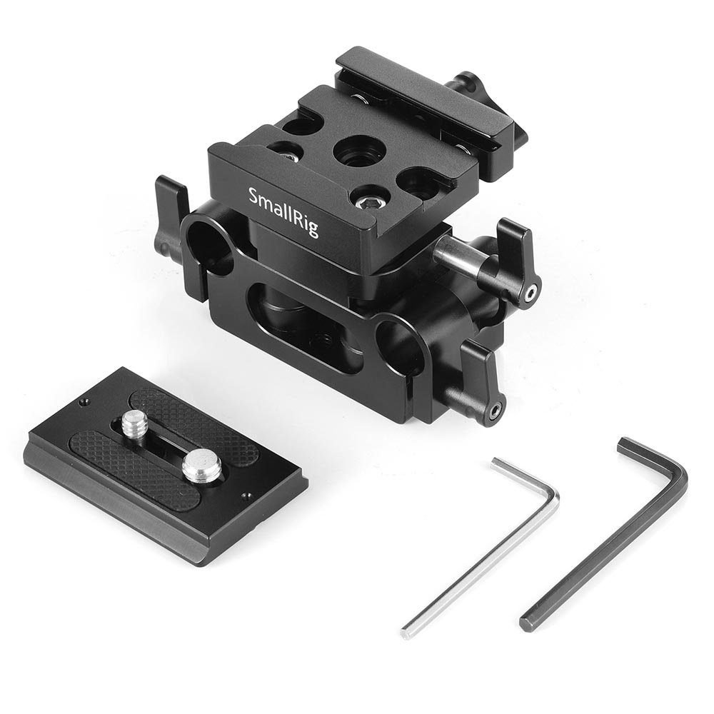 SmallRig 2272B Universale Bodenplatte 15 mm Rod Support-System
