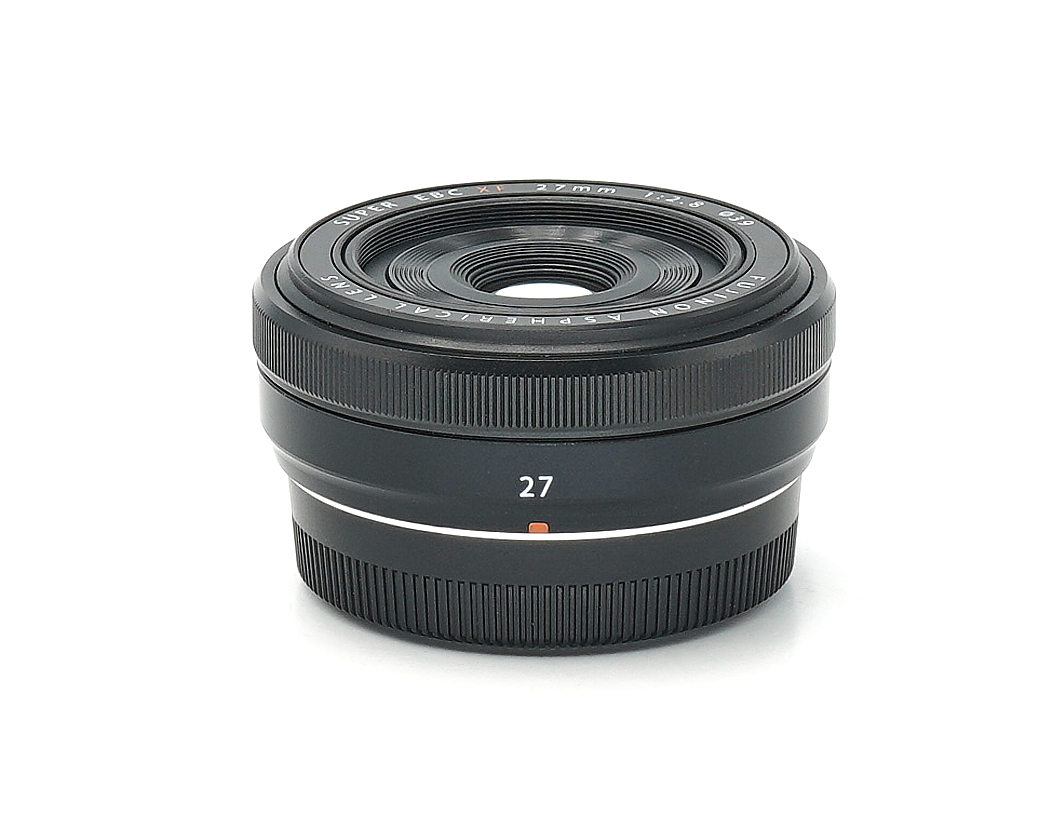 Kameraobjektiv, 27mm, manueller Fokus, schwarz, kompakt