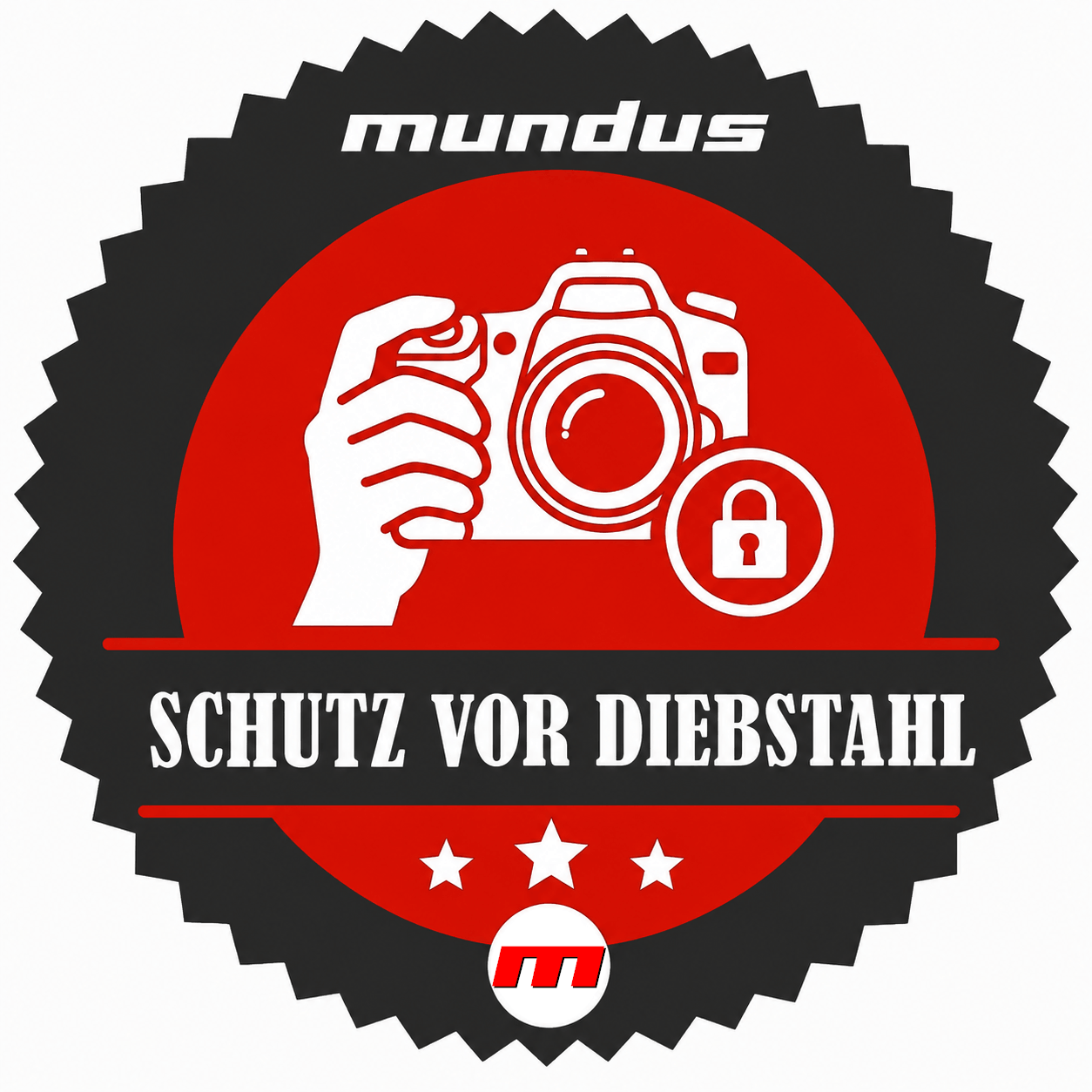 kamera, abzeichen, schloss, abzeichen, flagge
