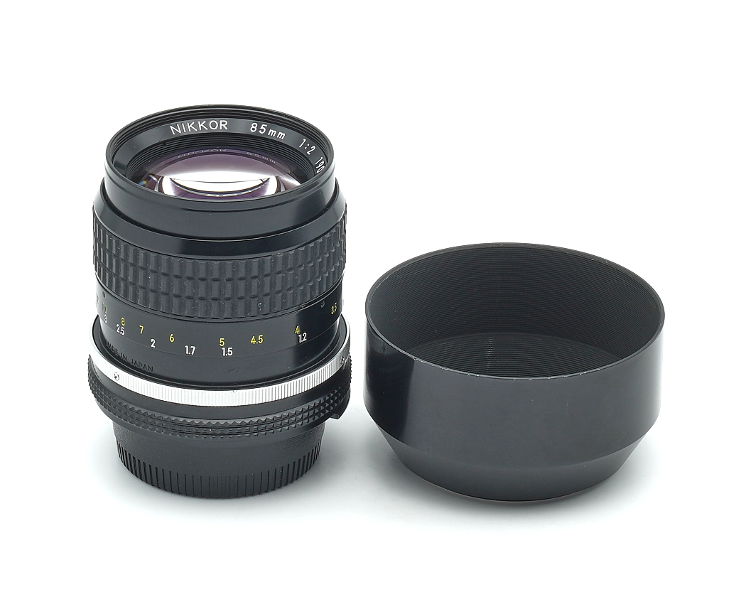 Objektiv, Kamera-Objektiv, 85mm, Manueller Fokus, Nikkor