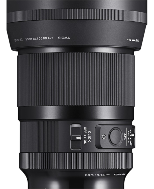 Sigma Art 50mm 1.4 DG DN für L-Mount + V.M.C. Slim UV Filter 72mm