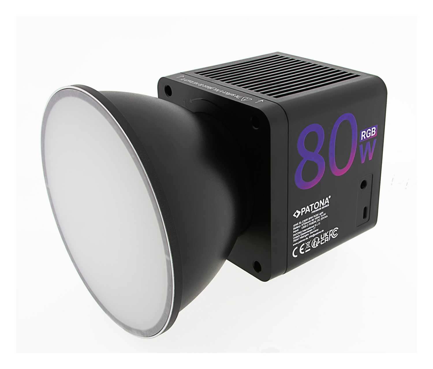 PATONA Premium SL-80R 80W RGB LED Video- und Fotolicht inkl. Tasche