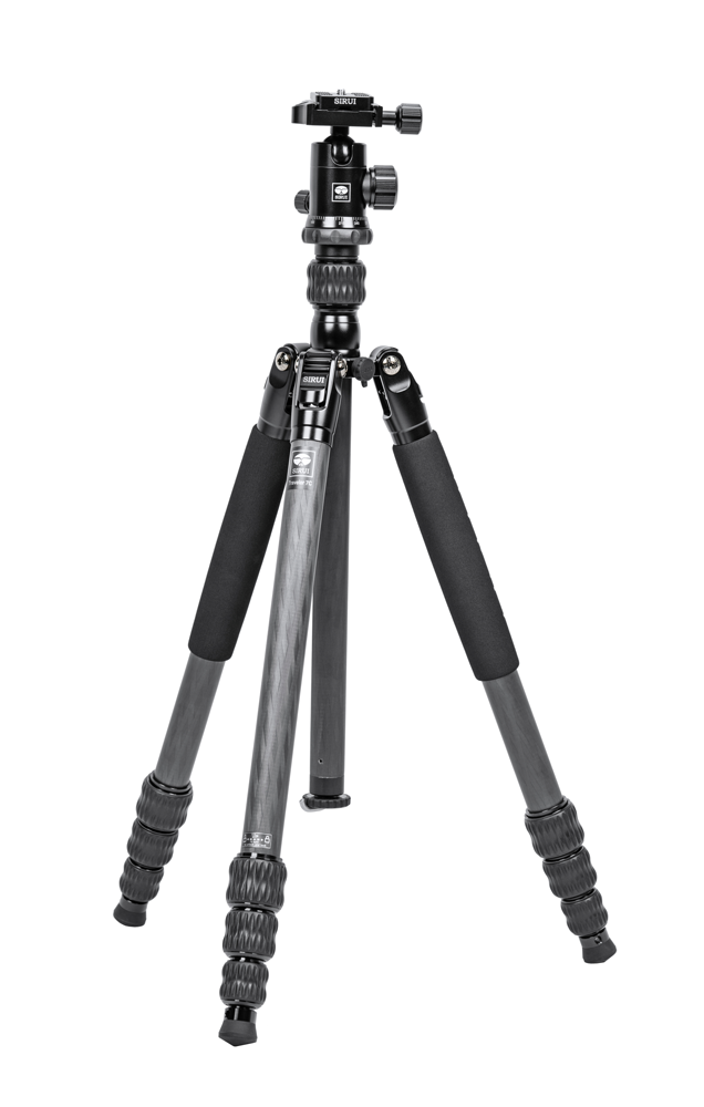 Sirui Traveler 7C Reise Drei-/Einbeinstativ Carbon mit Videokopf VA-5 schwarz