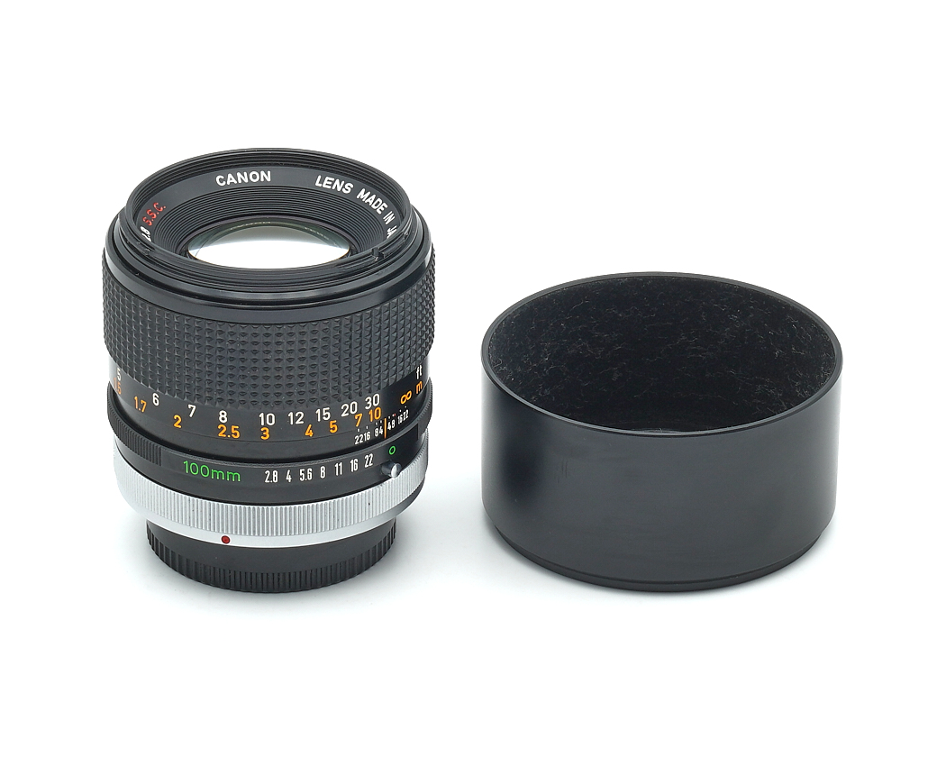 Objektiv, 100 mm, manuell, schwarz, Metall