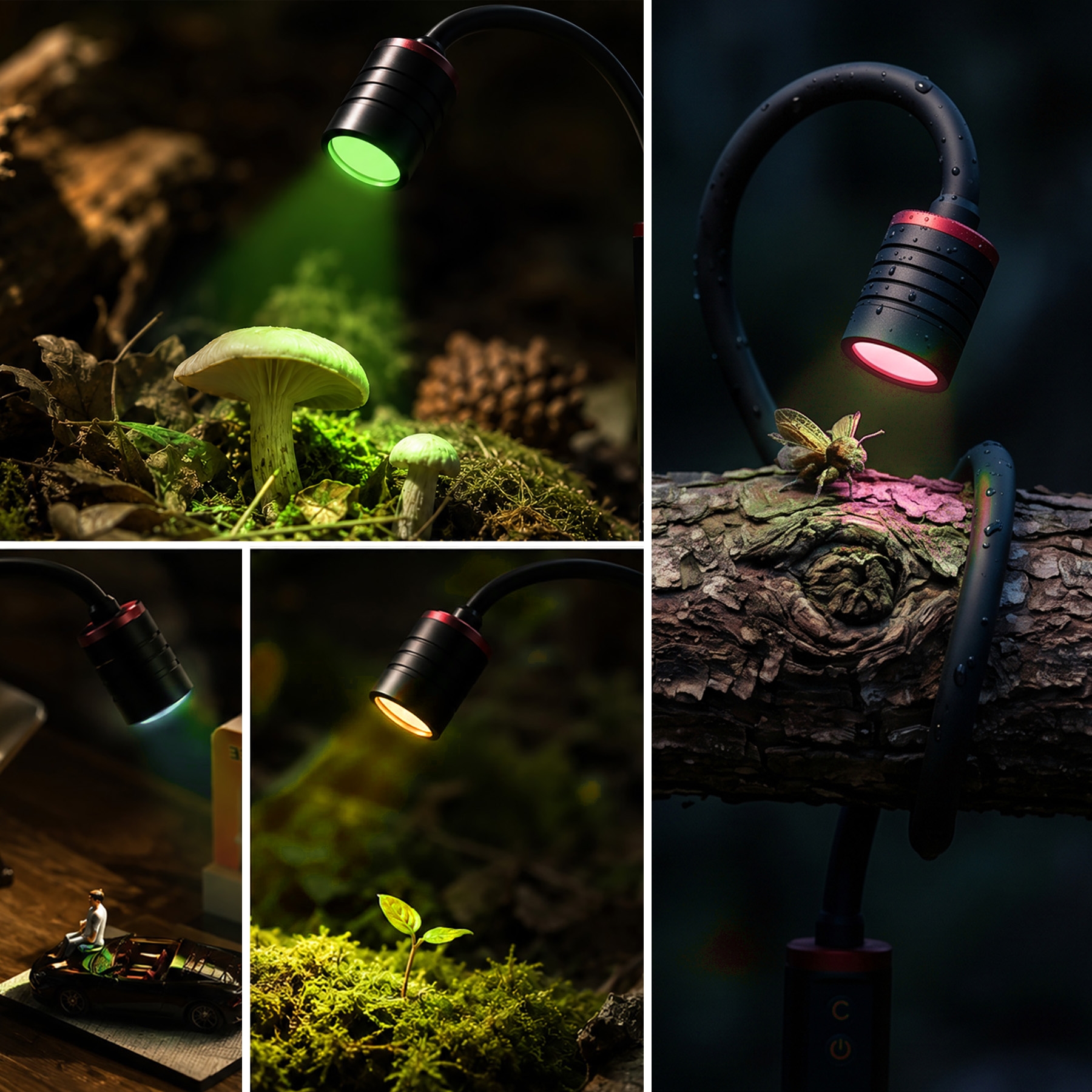 pilz, Moos, Erde, Lampe, Anzuchtlicht