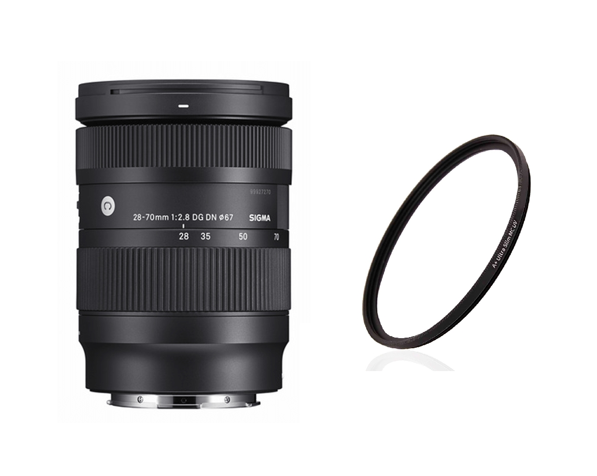 Sigma Contemporary 28-70mm 2.8 DG DN für L-Mount + BMC 67mm Slim UV-Filter