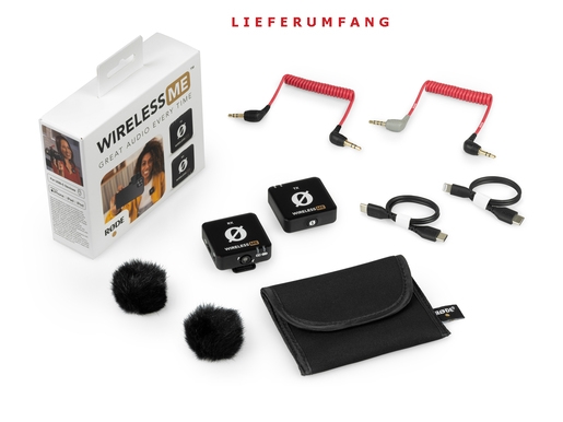 Rode Wireless ME, drahtloses Mikrofon- System mit Sende- u. Empfangsmodul